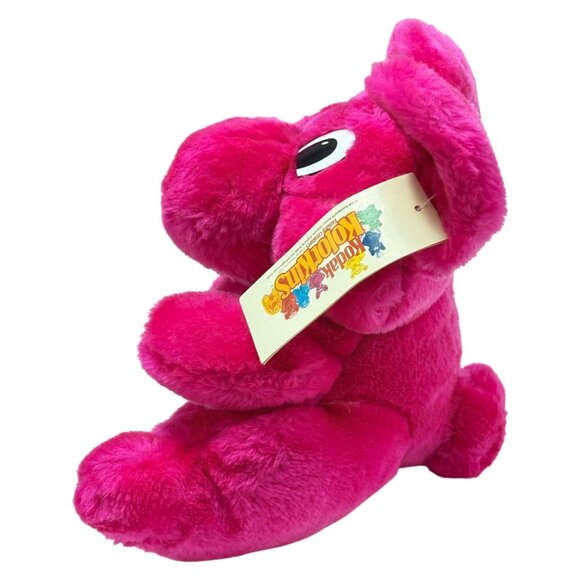 Kodak Kolorkins Plush Doll Hot Pink Kitzi 10 inch 1989 Canada Promotion - Picture 7 of 9
